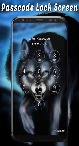 Wolf Passcode Lock Screen & Wallpapers 2 تصوير الشاشة