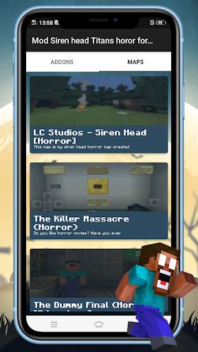 Mod Siren head Titans horor for MCPE screenshot 6