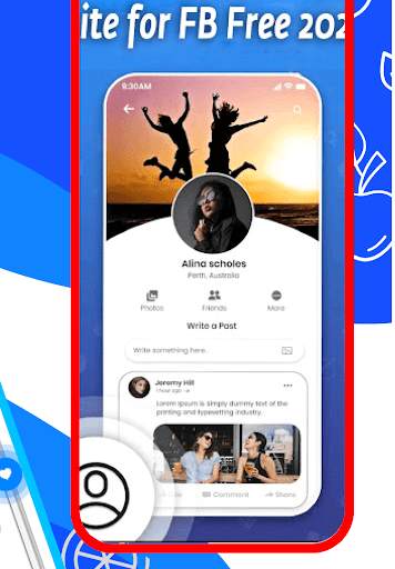 Color for facebook | Lite Mesenger screenshot 4