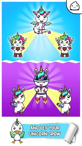 Unicorn Evolution 2  Idle Cute Clicker Game Kawaii screenshot 2