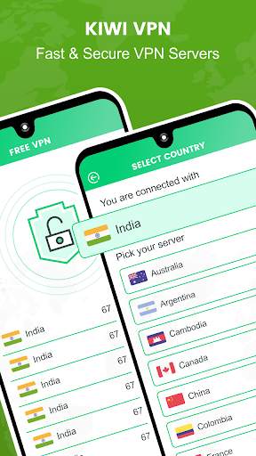 Unlimited Kiwi VPN Free - Secure Proxy & Unblock screenshot 1