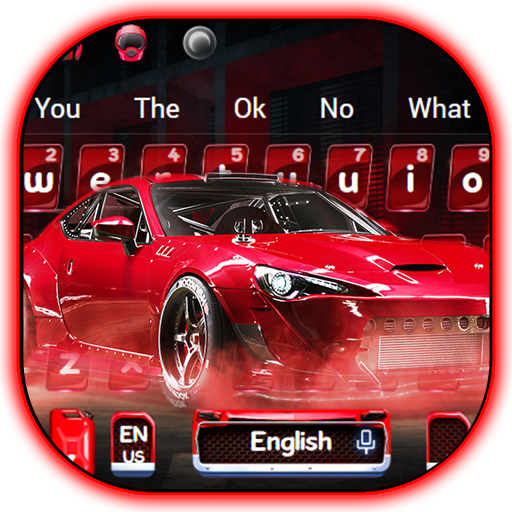 Red Racing Sports Car Keyboard Theme icon