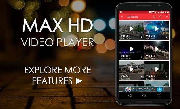 Max HD Video Player screenshot 1