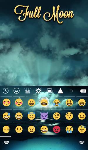 Full Moon Animated Keyboard    screenshot 4