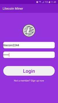 Litecoin Miner screenshot 2