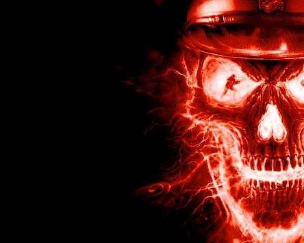 Neon Tech Skull 3D Themes Wallpapers screenshot 4