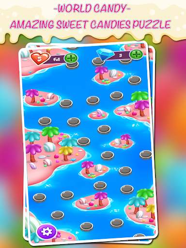 Blast Candies in World Candy: Free Match 3 Puzzle screenshot 3