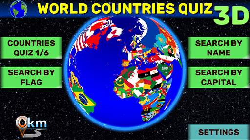 World Map Quiz: Coutries, Capi screenshot 1