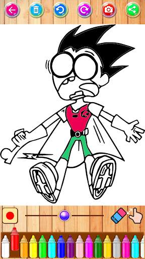 Teen coloring the titans adventures screenshot 4