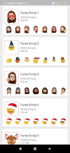 WAStickerApps 🔥 New Funny Emoji 3D Stickers screenshot 5