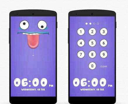 Funny Face Lock Screen screenshot 3