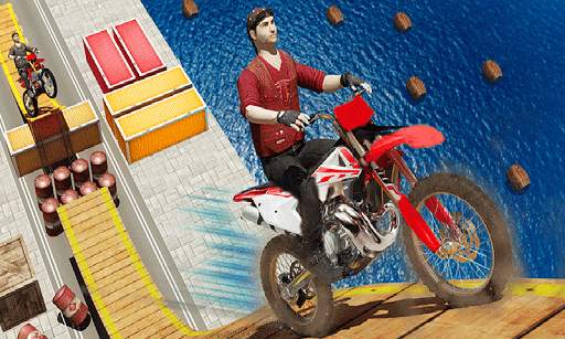 Stuntman Bike Racing Trail Tricky Master screenshot 1