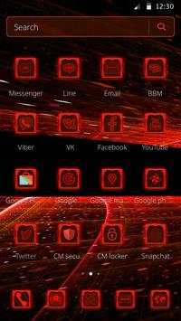 Red Tech Theme screenshot 2
