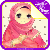 Anime Muslim Hijab Wallpapers icon