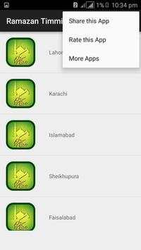 Ramazan Timings screenshot 3
