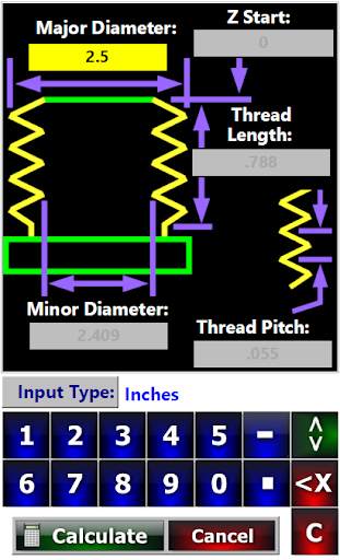 CNC Thread Milling Cutting Programming Machine screenshot 5