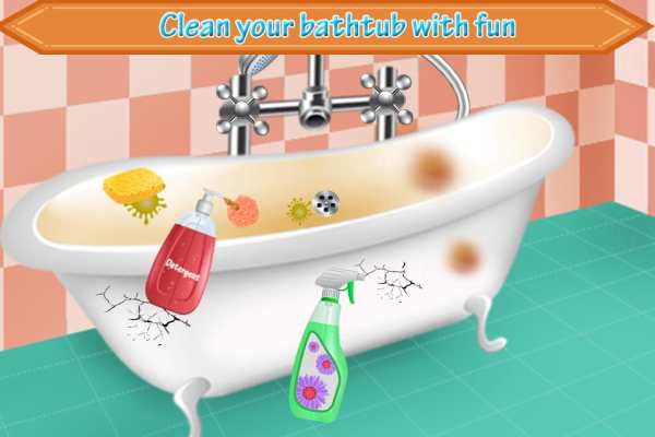 Bathroom Cleaning-Toilet Games screenshot 2