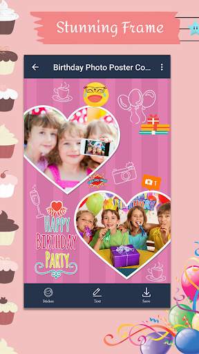 Birthday Photo Poster Collage screenshot 5