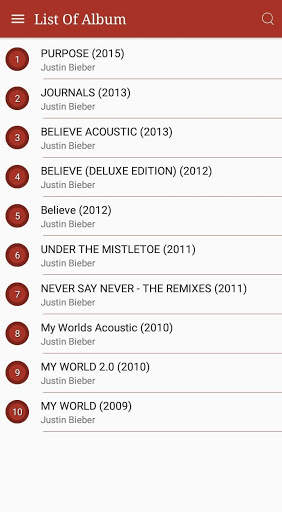 All Justin Bieber Songs Lyrics screenshot 1
