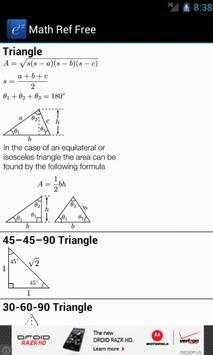 Math Ref Free screenshot 4