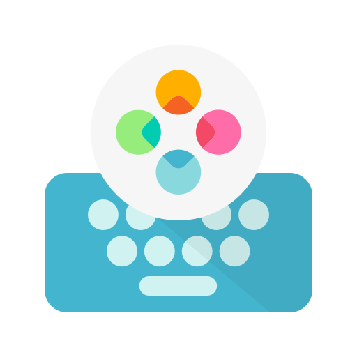 Эргономичная клавиатура Fleksy -Emoji Keyboard GIF иконка