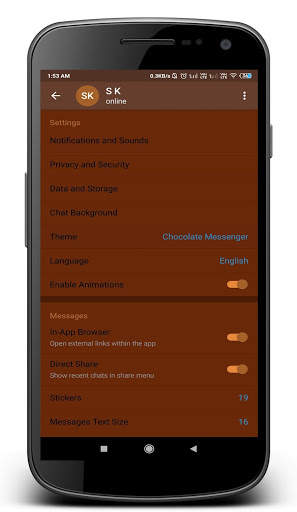 Chocolate Messenger screenshot 4