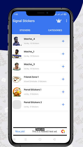 Signal Stickers screenshot 1