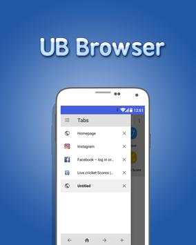 UB Browser - Indian Speed Browser For Android screenshot 4