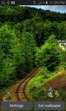 Forest Track Live Wallpaper स्क्रीनशॉट 1