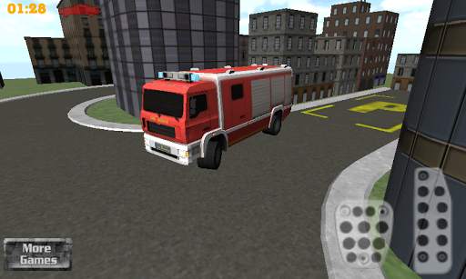 3D Firefighter Parking screenshot 1