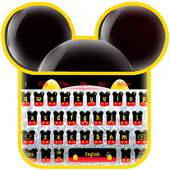 Twinkle Cute Micky Bow Keyboard Theme 10001008