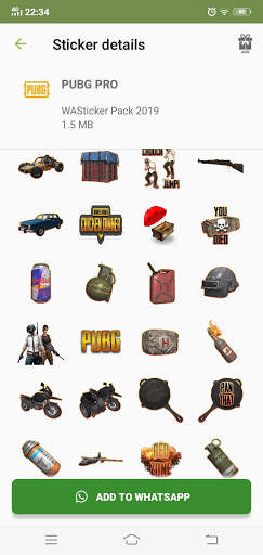 500 PUBG Stickers स्क्रीनशॉट 2