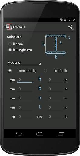 Calcolatrice Peso Metallo screenshot 5