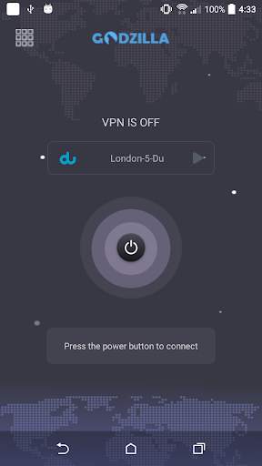 Godzilla VPN screenshot 1