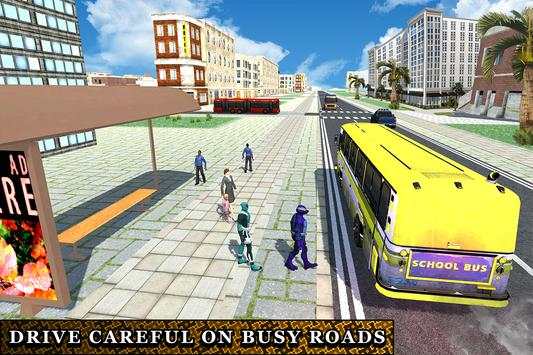 Sopir Bus Sekolah Super Hero Kids screenshot 6