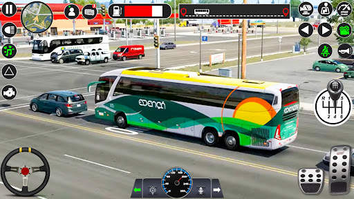 City Coach Bus Driving Game 3D screenshot 1