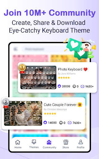 Photo Keyboard themes, Font screenshot 12