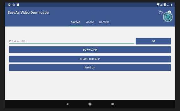SaveAs Video Downloader for Facebook screenshot 8
