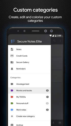 Secure Notes Elite: Encrypt Notes & Files AES 256 скриншот 5