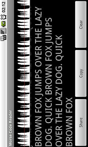 Morse Code Reader screenshot 2