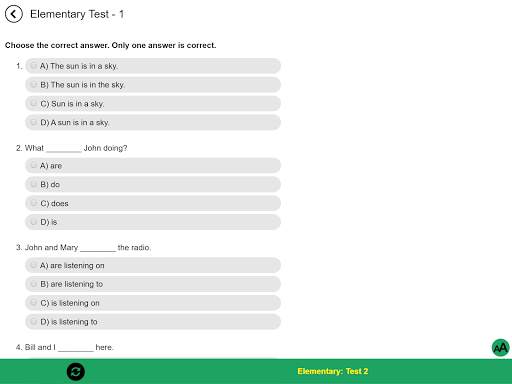 English Grammar Tests скриншот 4
