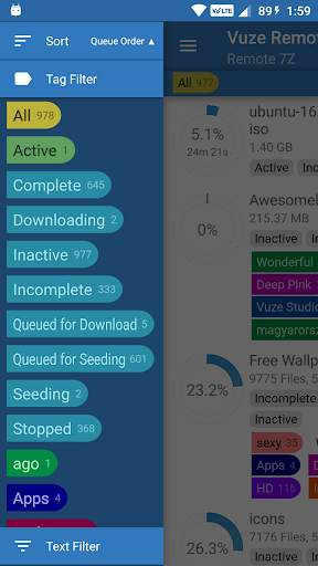 Vuze Remote screenshot 3