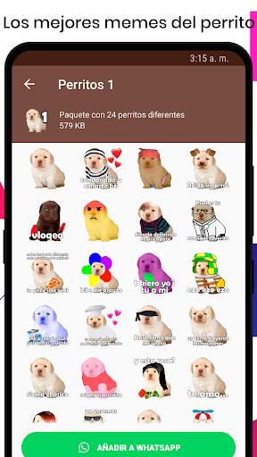 Stickers del Perrito Triste para WhatsApp 🐶 screenshot 4