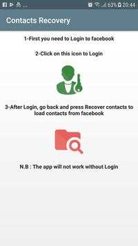 Deleted contact recovery screenshot 2