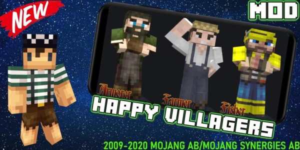Mod Happy Villagers screenshot 5