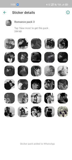 Romantic Stickers for Whatsapp - Love WastickerApp screenshot 3