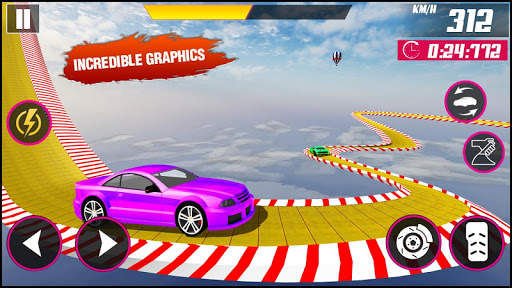 Extreme Racing Car Stunts : Impossible Sky Tracks screenshot 5