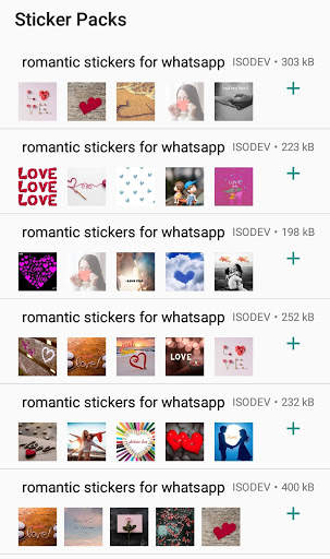 beautiful romantic stickers for whatsapp screenshot 1