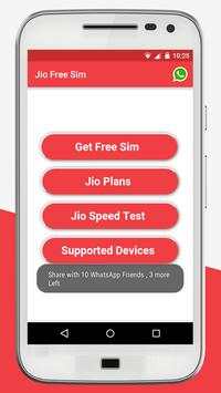 Free Jio Sim screenshot 1