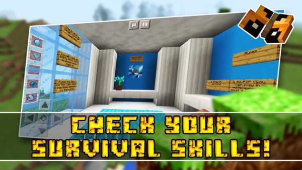 New Redstone Survival Mini-game. Map for MCPE screenshot 1